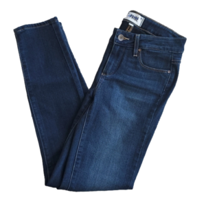 Paige Darker Wash Mid Rise Verdugo Ankle Blue Jeans Size 26 Waist 26 Inches